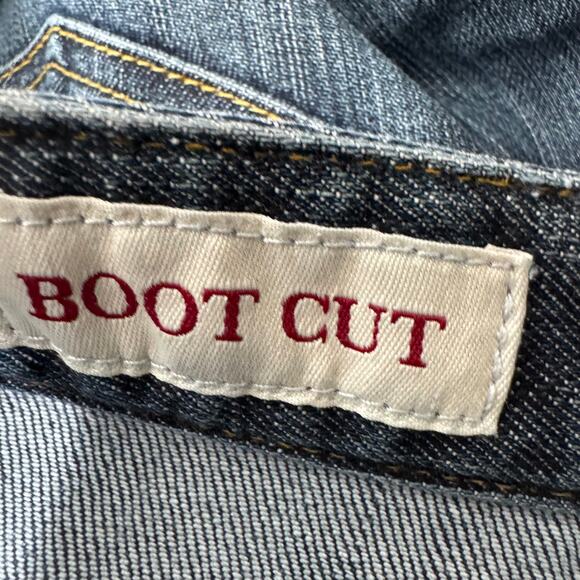 2006 Banana Republic Bootcut Low Rise Dark Washed Jeans Size 6 - Picture 8 of 9